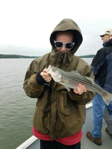 Young Girl wiht Saint George River Striper