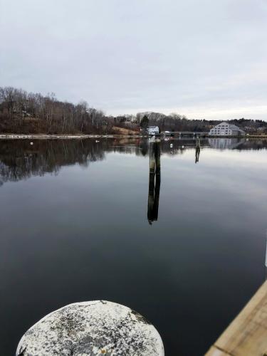 Thomaston Harbor in Winter