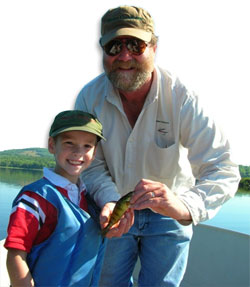 Family Perch fishing